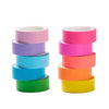 Pastel & Bright Washi Tape | 10m x 12mm Decorative Craft Roll