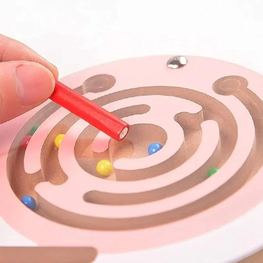 Animal Wooden Magnetic Maze Game