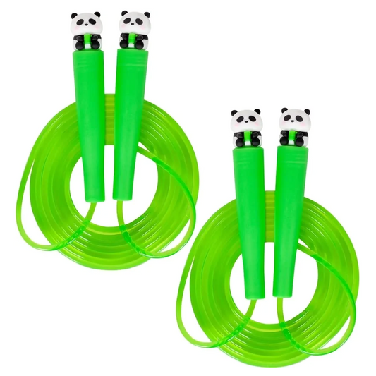 Panda Adjustable Skipping Rope for Kids | Soft Tangle-Free Jump Rope