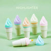 Cone Ice Cream Highlighters – 6 Color Fun