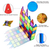 STEM Magnetic Building Blocks Set - Colorful 3D DIY Construction Tiles for Kids