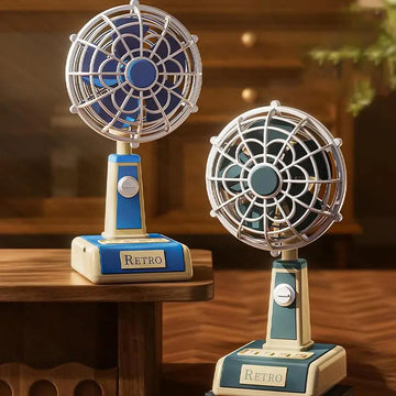 Retro Vintage Style Mini Table Fan