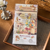 Vintage Aesthetic Journal Sticker Book | 20 Sheets Scrapbooking Supplies | Japanese Style