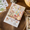 Vintage Aesthetic Journal Sticker Book | 20 Sheets Scrapbooking Supplies | Japanese Style