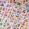 Vintage Aesthetic Journal Sticker Book | 20 Sheets Scrapbooking Supplies | Japanese Style