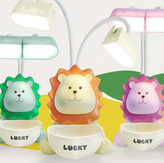Multipurpose Lion Dual LED Desk Lamp