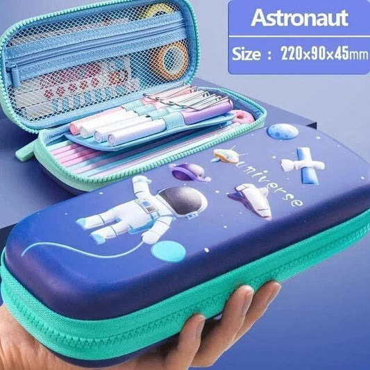 3D EVA Space Astronaut Pencil Hard Case Durable & Fun