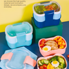 Premium Plastic The Double Decker Lunch Box - 1440ML