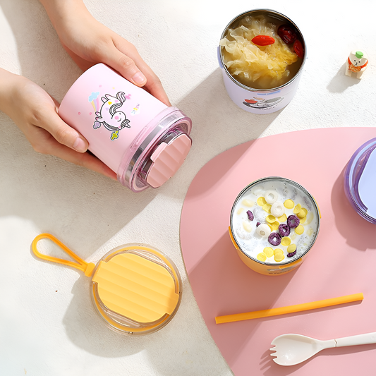 Cartoon Printed Stainless Steel Cup/Mug ( 530ml )