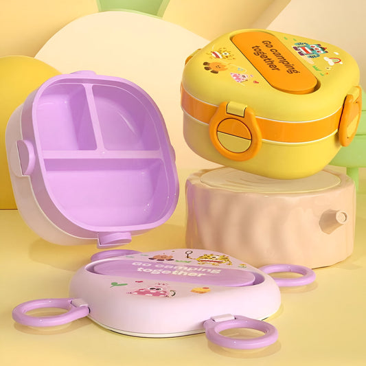 Monsters Double - Layer Sealed Bento Lunch Box