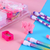 9-in-1 Double-Decker Metal Pencil Box Stationery Set
