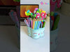 360° Rotating 6 Grid Pen Holder