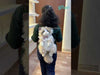 Realistic Ragdoll Cat Plush Backpack