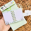 Mini Panda Magnetic Snap Coil Notebook Keychain
