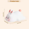 Cute Soft Silicone Bunny Night Lamp