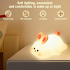 Cute Soft Silicone Bunny Night Lamp