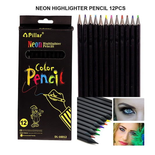 Neon Color Pencils ( Pack Of 12 )