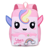 3D Unicorn & Dino Kids Polyester School Bag