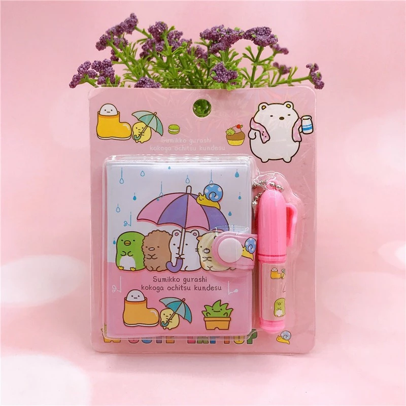 children’s stationery set featuring a mini notebook and pen.