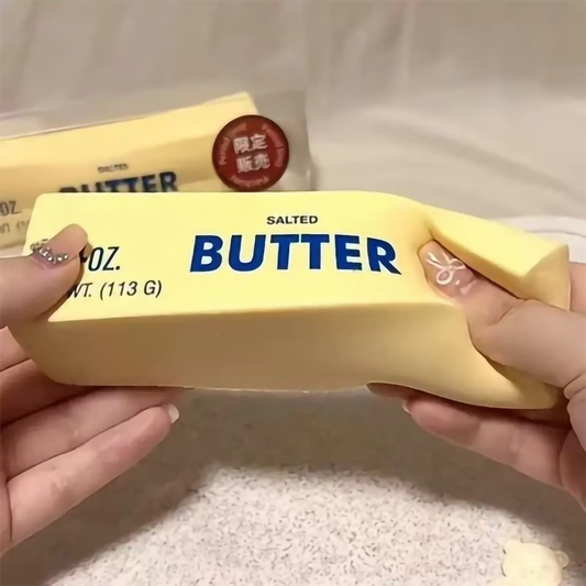 4oz Salted Butter Stick Slow-Rise Squishy Toy