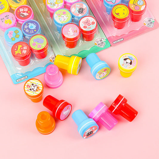 Cartoon Smiley Stamps - Set of 10