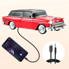 WSTER WS1955 Vintage Car Bluetooth Speaker with FM Radio & LED Lights