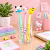 Cute Cartoon Shake Highlighter with Toy Topper - Cute Stationery