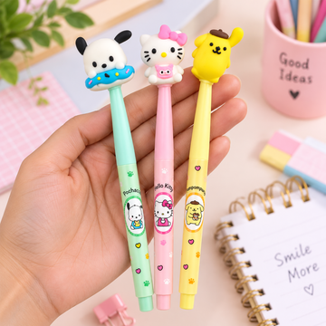 Cute Cartoon Shake Highlighter with Toy Topper - Cute Stationery