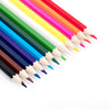 12-Colored Pencil Barrel with Built-In Sharpener