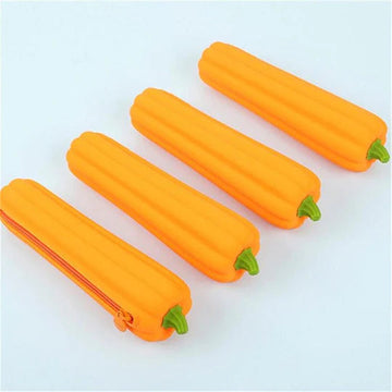 Pumpkin Silicone Pencil Case
