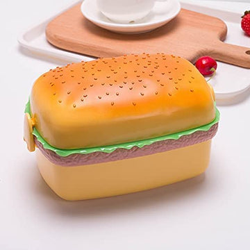 Rectangle Shaped Burger Lunch Box 🍔