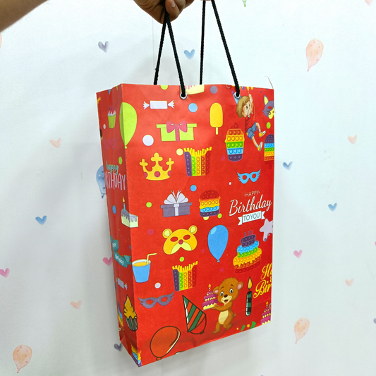 Happy Birthday Theme Paper Bag