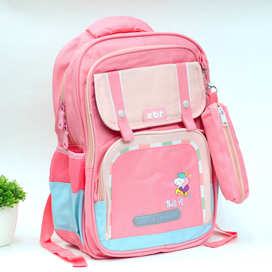 XBR School Bags wth hanging Pouch