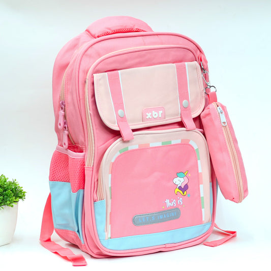 XBR School Bags with hanging Pouch