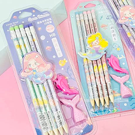 Mermaid Pencil Set