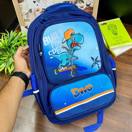 Cycling Dino School Bag