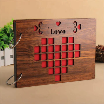 Wooden Cover Scrapbook