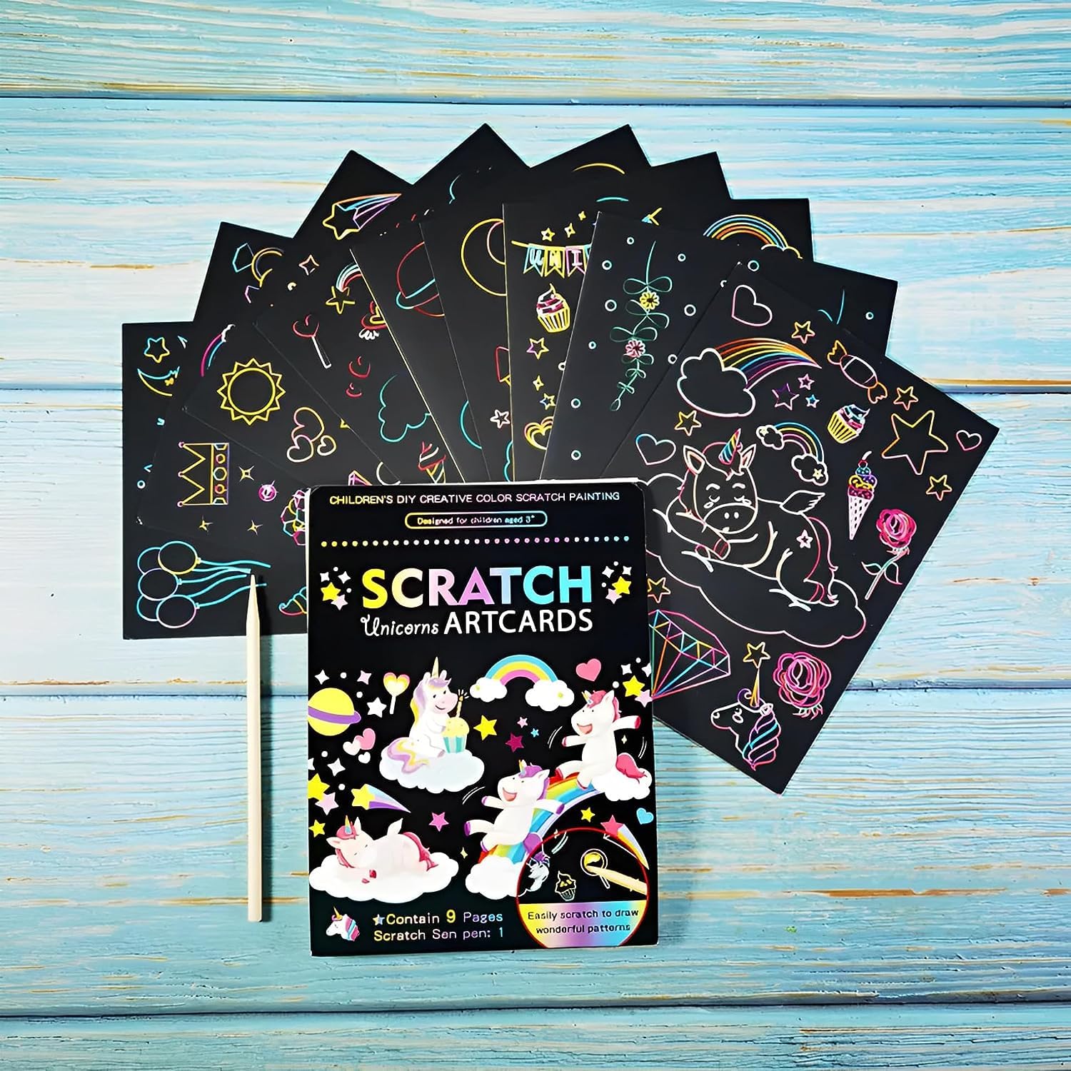 Creative Scratch ArtBook Papers/Sheets – Giftoo.in