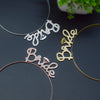 Bride Rhinestone Hairband- Assorted