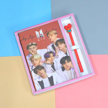 Cute Diary + Gel Pen Gift Set