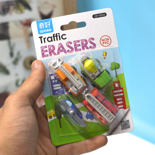 Premium Traffic Eraser Set of 4