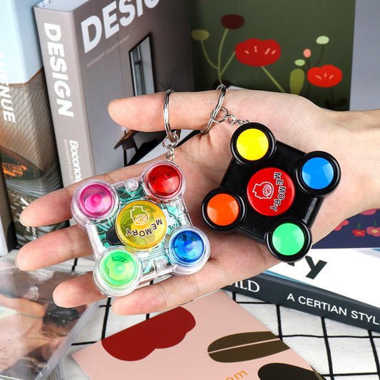 Interactive Educational Memory Games Keychain