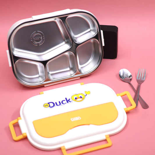 Duck Stainless Steel Lunch Box - 1300ML