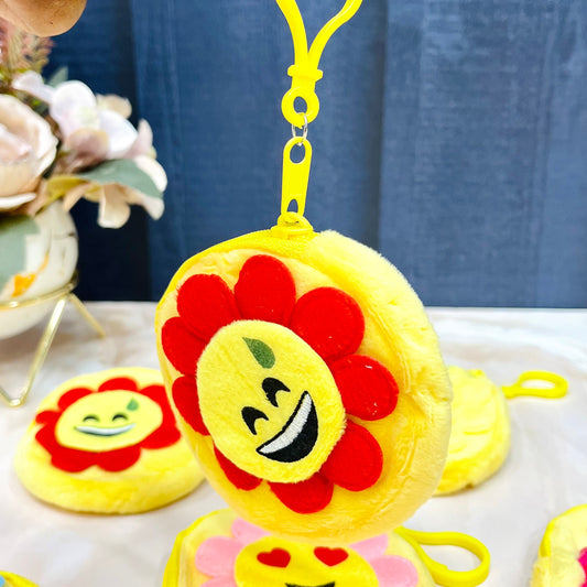 Emoji Sunflower Coin Pouch