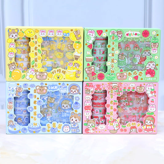 Decorative Washi Tape Set with Lovely stickers
