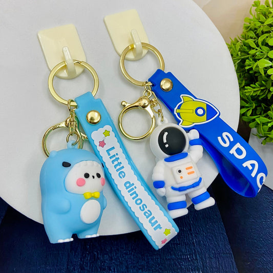 Stylish Dino and Space theme Key Rings
