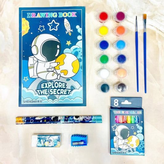 Space Theme Artistic stationery set