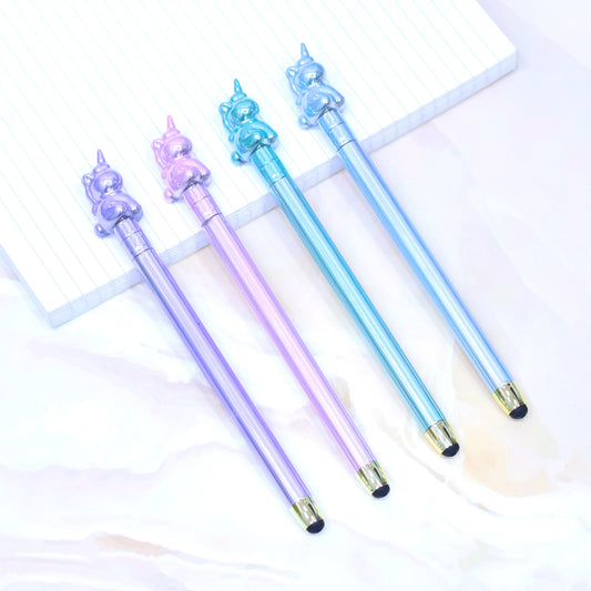 Unicorn Pastle Touchscreen Stylus and Writing Pen 2 in 1