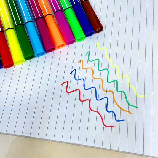 12 Pcs Multicolor Sketch Pen Set