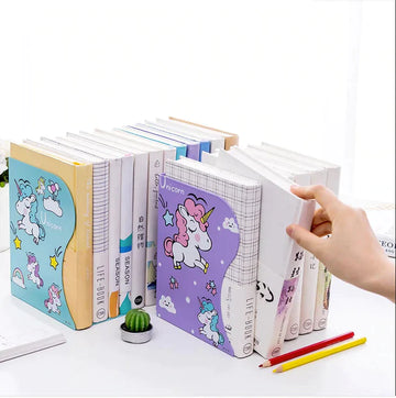 Unicorn Adjustable Bookends Book Organizer Bookshelf